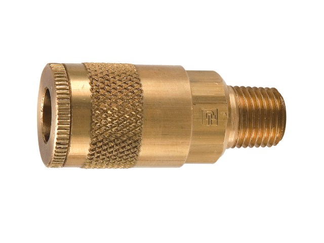 Tru-Flate Pneumatic Manual Connect 10 Series Coupler - Male Pipe