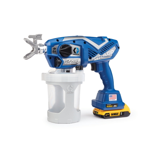 17N166.GRA SPRAYER, TC PRO, DC, HH, 2B, 120V 17N166.GRA TC Pro Cordless Handheld Airless Sprayer