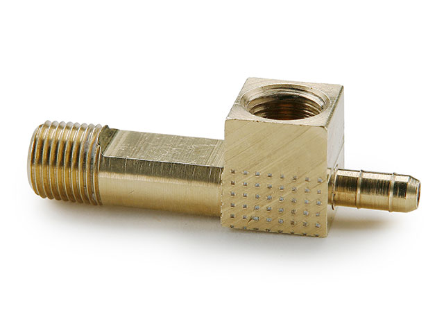 228-4-2 Parker Dubl-Barb Brass Gauge Tee 228-4-2 Gauge Tee 228