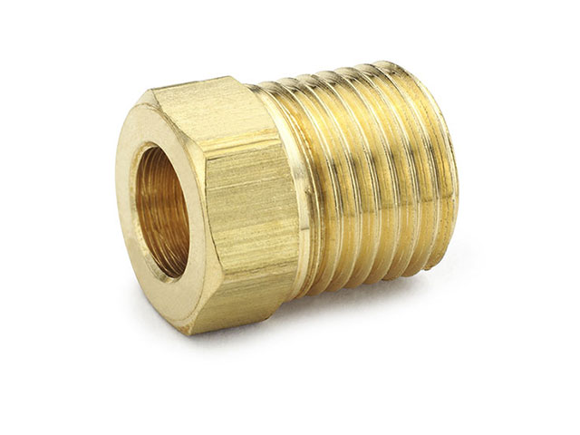 41IF-6 Parker 45° Inverted Flare Brass Nut - Ref. SAE J512 040110 41IF-6 Nut 41IF