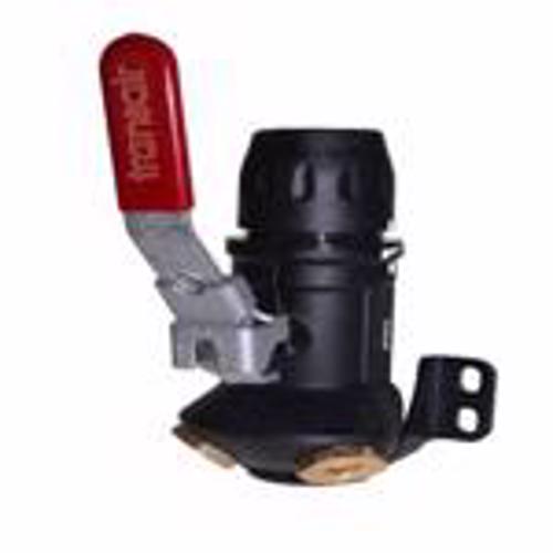 6694 17 22 1/2" (16.5mm) 2 Port 45° Wall Bracket with Ball Valve, NPT 6694 17 22 1/2" 2 Port 45° Wall Bracket with Ball Valve, NPT