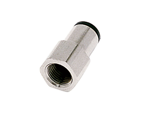 3114 10 21 Female Connector Push-to-Connect Instant Pneumatic Fitting 3114 10 21 Legris Metal 3114 - Metric-BSPP