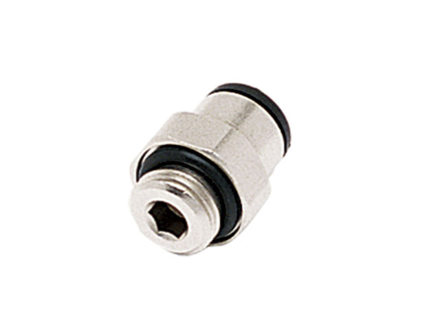 68LF-6M-M10 Male Connector - Metric Push-to-Connect Fitting 68LF-6M-M10 Prestolok Metal 68LF Metric - BSPP