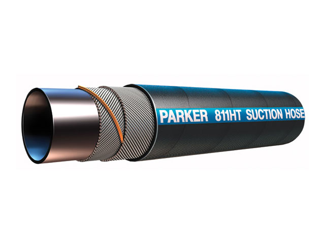 811HT-24 Low Pressure Rubber 1/2 SAE Minimum Bend Radius Hydraulic Suction And Return High Temperature Hose 811HT-24 811HT Series