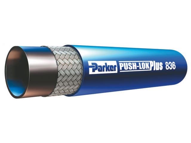 836-8 Push-Lok Low Pressure Rubber High Temperature Multipurpose Hose 836-8 836 Series