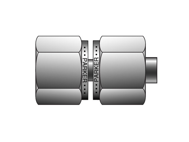 8X6TU8-B A-LOK 37° Tube 37° Flare (AN) to CPI™/A-LOK® - X6TU