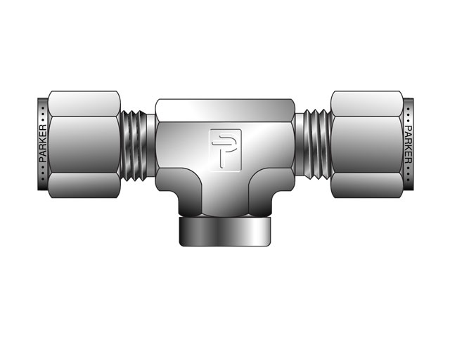 4FBT4N-316 Instrumentation Tube Fitting - Female Tee NPT Female Tee for use with Inch Tubing 4FBT4N-316 A-LOK Inch Tube NPT Female Tee - FBT
