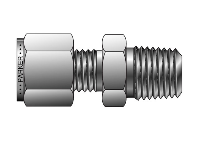 1MSC1N-S A-LOK Inch Tube NPT Male Connector - MSC