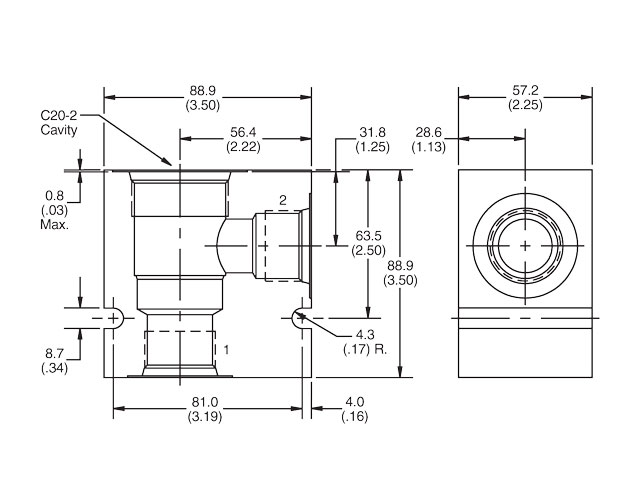 B20-2-16T B20 Valve Body