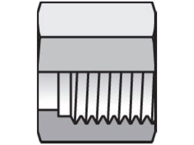 20 BL-SS Seal-Lok - Tube Nut ORFS 20 BL-SS Seal-Lok ORFS Nut, Sleeve, Locknut BL