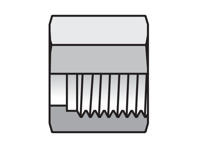 24BMLS Seal-Lok ORFS Nut, Sleeve, Locknut BML