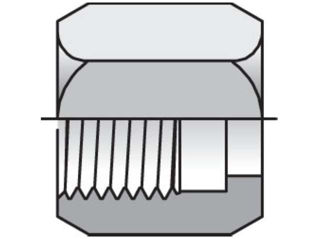 6 BTX-B Triple-Lok 37° Nut, Sleeve, Locknut BTX