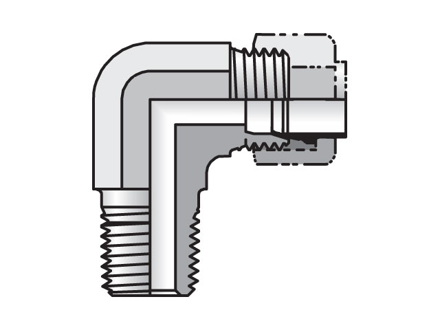 6-6 CBI2-B Intru-Lok 90° Elbow CBI2