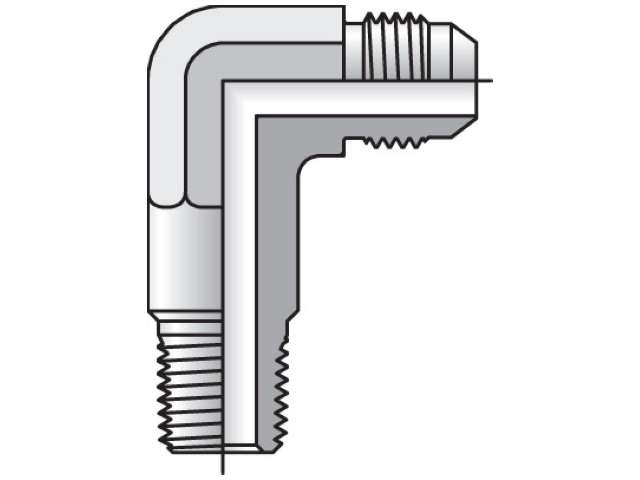 8-8 CCTX-SS Triple-Lok 37° 90° Elbow CCTX