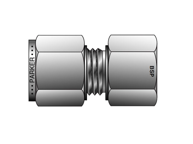 CPI Metric Tube BSPT Female Connector - GBZ