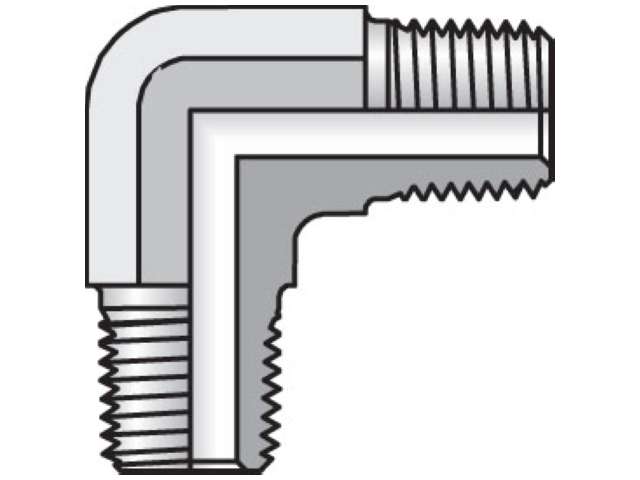 3/8 CR-S Pipe & Port 90° Elbow CR