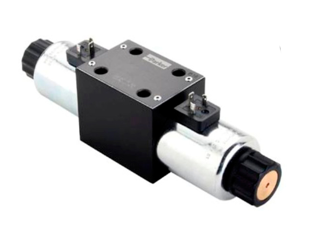 D3W Series - Single solenoid, 2 position, spring offset