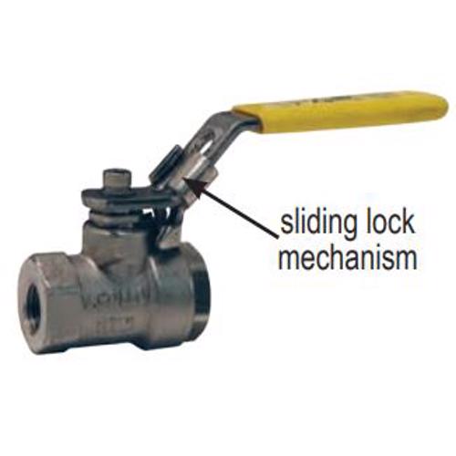 DSBV38 2-Piece Domestic Stainless Steel Ball Valve