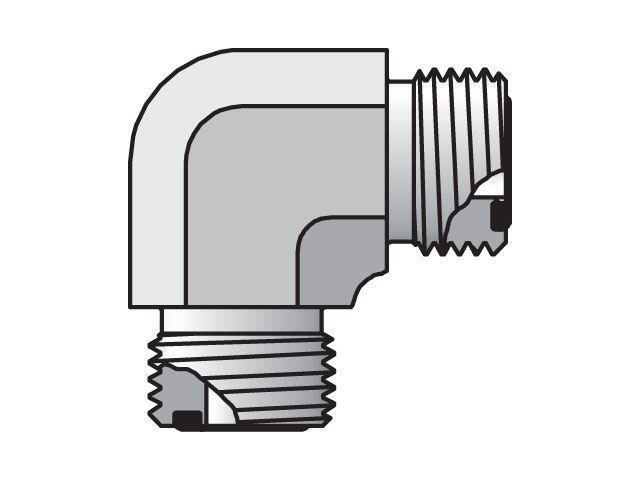 4 ELO-SS Seal-Lok ORFS 90° Elbow ELO