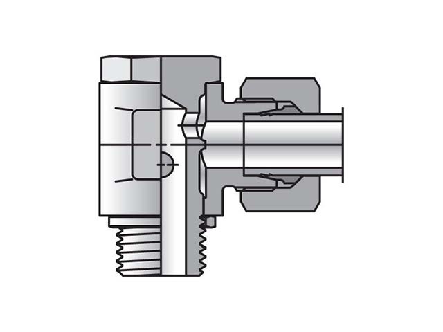 WHK06LLRCF EO/EO-2 90° Elbow, Banjo - SWVE-R