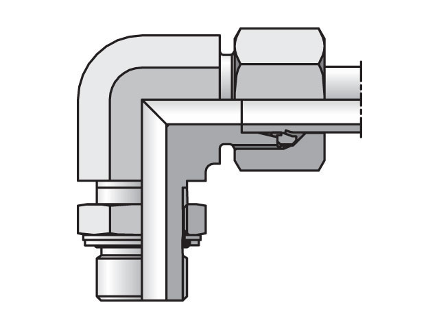 WEE25SRCF EO/EO-2 90° Elbow, Adjustable - WEE-R