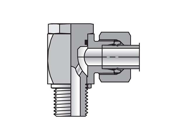 WHK10SRCF EO/EO-2 90° Elbow, High Pressure Banjo - 24° Flareless / BSPP WHK10SRCF EO/EO-2 90° Elbow, High Pressure Banjo - WH-R