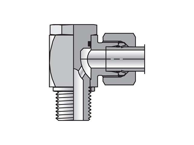 WH38ZSRCF EO/EO-2 90° Elbow, High Pressure Banjo - WH-R