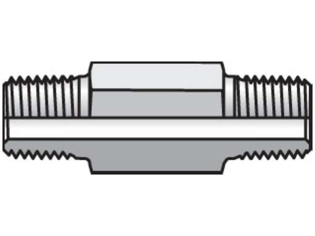 1/4 X 1.5 FFF-SS Long Pipe Nipple NPTF / NPTF 1/4 X 1.5 FFF-SS Pipe & Port Nipple FFF
