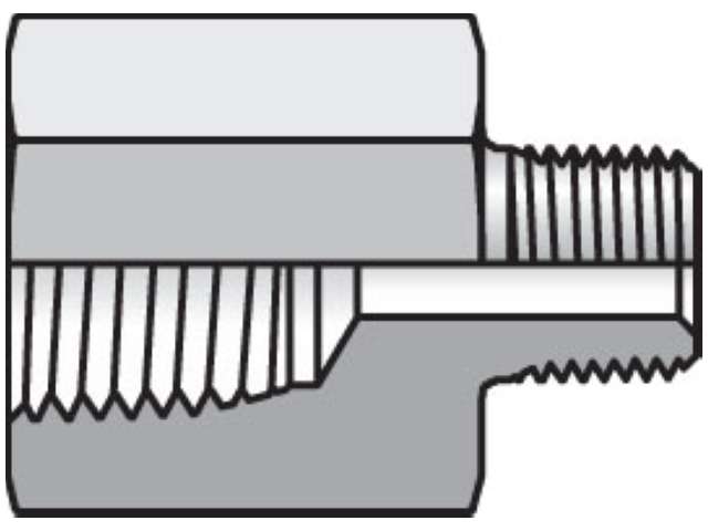 3/4 X 1/2 FG-SS Expander / Adapter NPTF / NPTF 3/4 X 1/2 FG-SS Pipe & Port Reducer, Expander, Conversion FG