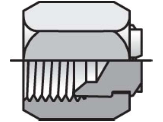 4 FNTX-S Triple-Lok 37° Plug and Cap FNTX