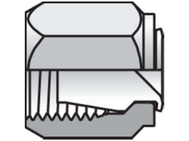 8 FNU-S Cap Flareless Swivel 8 FNU-S Ferulok Plug and Cap FNU