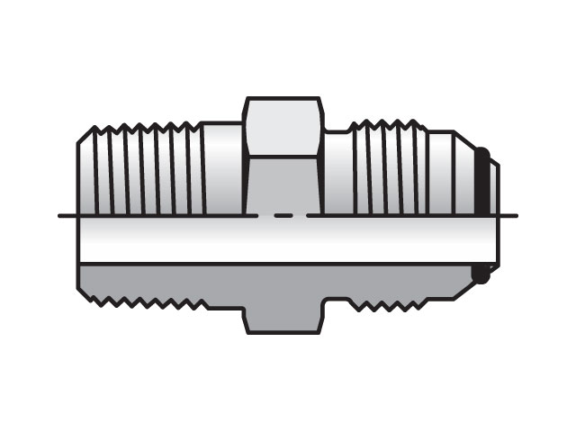 8-8 FTXO-SS Triple-Lok 2 37° Straight FTXO