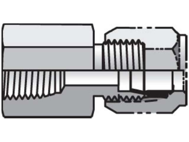 6 GBU-S W/SS FERRULE Ferulok Straight GBU