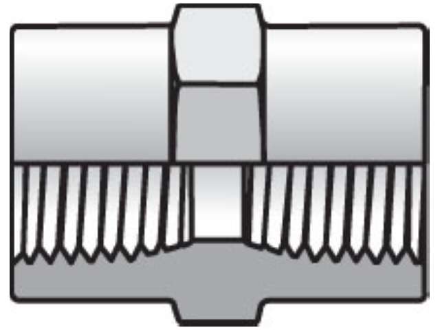 1/4 X 1/8 GG-B Pipe & Port Coupling GG