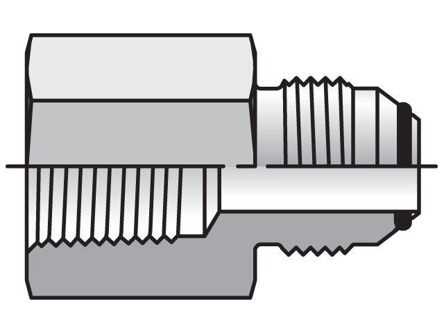 6 GTXO-SS Triple-Lok 2 37° Straight GTXO