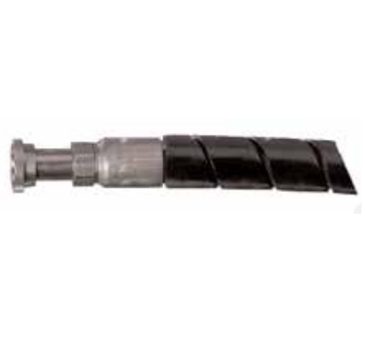 HG-100 Parker’s PolyGuard is a black, heavy-duty polyethylene shield that provides protection in rugged operating conditions. PolyGuard is used to prevent hose assemblies from abrasion and cuts while also minimizing kinking of the hose. PolyGuard can be used to bundle high-pressured hose lines. PolyGuard can be installed without removing hose lines and without the use of clamps for easy installation. This shield resists water, oil, gasoline, hydraulic fluid and most solvents. HG-100 HG Spiral Guard