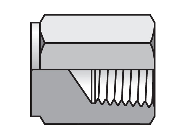 1/2 HPC-SS Hex Pipe Cap NPTF 1/2 HPC-SS Pipe & Port Plug and Cap HPC