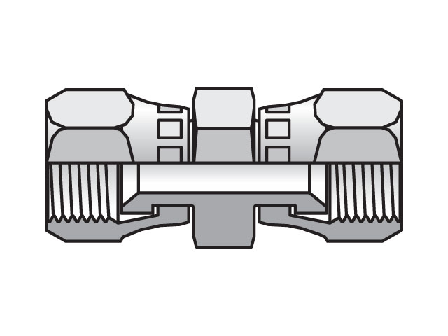 10 HX6-S Triple-Lok 37° Straight Swivel HX6