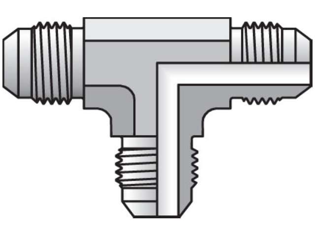 8 JBTX-SS Triple-Lok - Union Tee 37° Flare (all three ends) 8 JBTX-SS Triple-Lok 37° Tee JTX