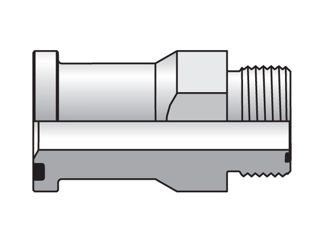 20 LOHQ1-S Seal-Lok Flange Straight Flange Adapter LOHQ1