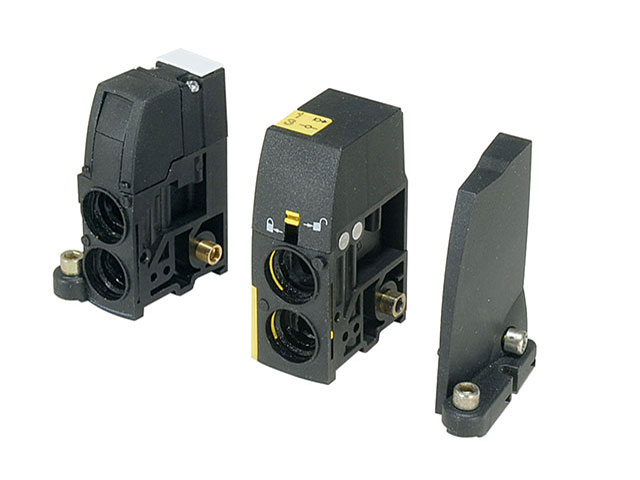 P2M2BXV0A Endplate, intermediate supply and assembly accessories P2M2BXV0A Moduflex T & V Series Manifold Accessories
