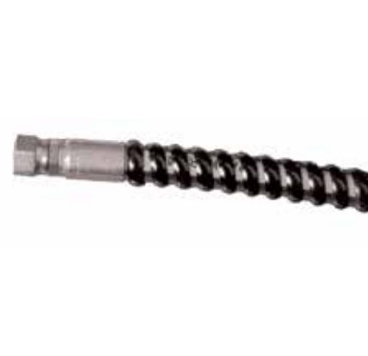 Parker’s ParKoil is a lower-cost protection shield for applications that call for a tighter bend radius and are less demanding. ParKoil is easy to install and is used to prevent hose assemblies from abrasion and cuts while also minimizing kinking of the hose. ParKoil is great for bundling highpressured hose lines. PG Spiral Guard