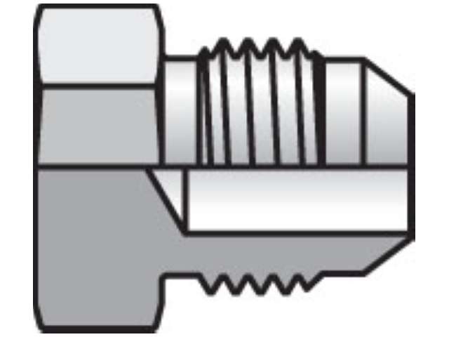 6 PNTX-SS Triple-Lok - Plug 37° Flare 6 PNTX-SS Triple-Lok 37° Plug and Cap PNTX