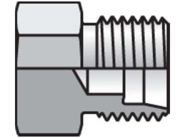 6 PNU-SS Plug Flareless 6 PNU-SS Ferulok Plug and Cap PNU