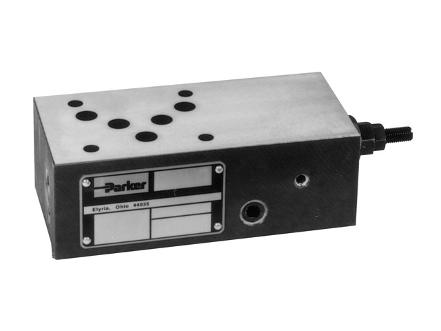 RM2PT07SN RM Series - Relief Valve Parker Manapak Subplate Sandwich Module RM2PT07SN RM Series - Relief Valve - NFPA D03 (CETOP 3, NG 6)
