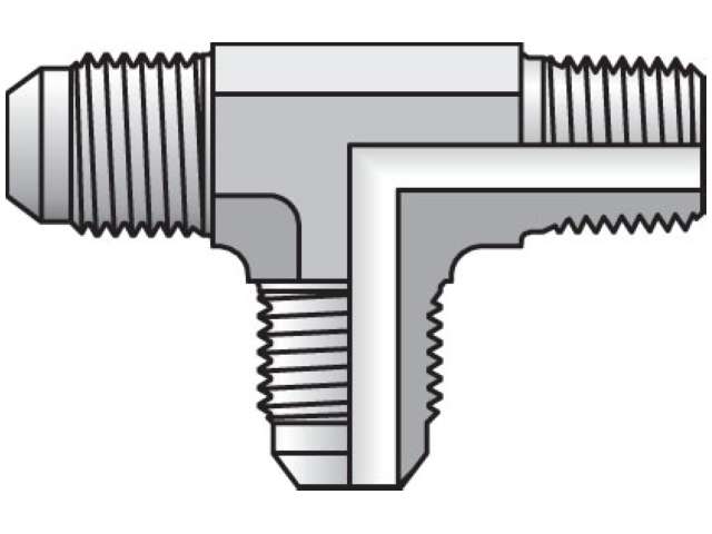 12 RTX-SS Triple-Lok 37° Tee RTX