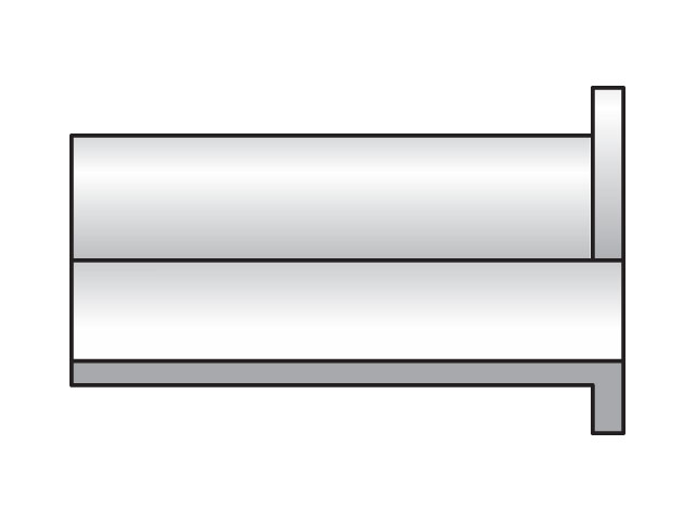 8 T23UI-B Intru-Lok Nut, Ferrule, Insert T23UI