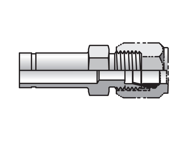 10-8 TRBU-SS Ferulok Straight TRBU