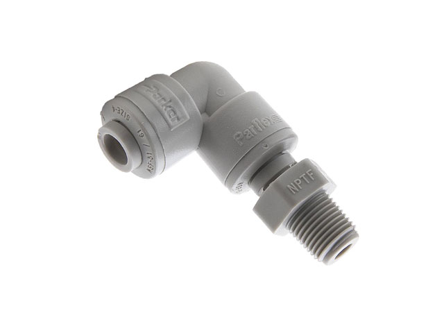 A4MES6-MG Male Elbow Swivel 90° - Push-to-Connect Water & Beverage Fitting A4MES6-MG TrueSeal MES