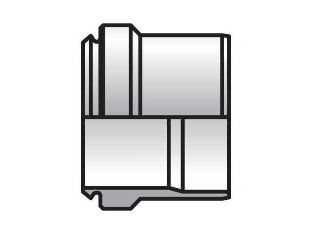 2 TU-SS Ferulok Nut, Ferrule, Locknut TU